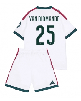 Real Madrid Yan Diomande #25 Maglia Gara Casa Repliche 2026-27 Bambino Maniche Corte